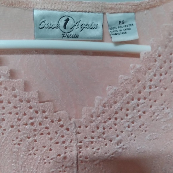 Once 1 Again Pink Vintage Cardigan Sweater - Picture 4 of 7